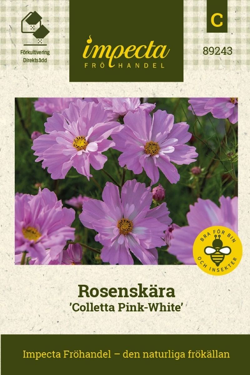 PYNTEKORG COLLETTA PINK-WHITE