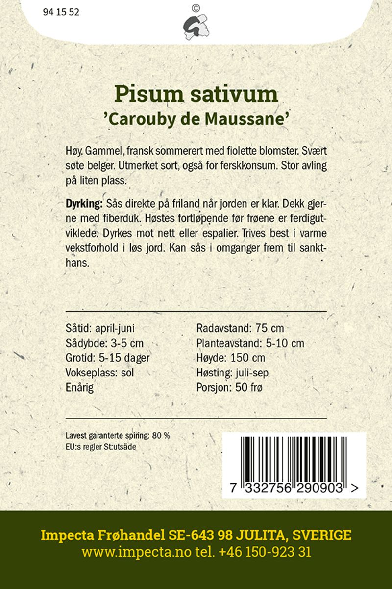 Sukkerert 'Carouby De Maussane'