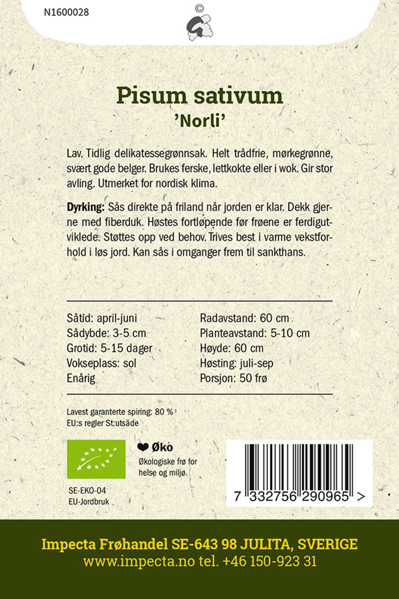 Sukkerert Norli