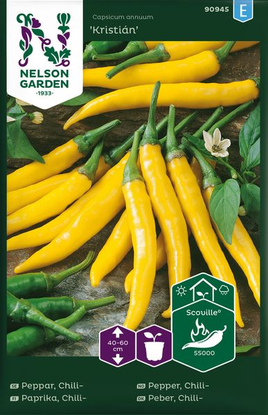 Hovedbilde Chilipepper, Kristián, gul