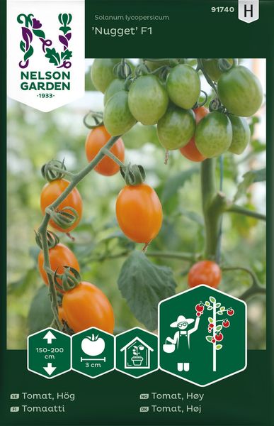 Hovedbilde Tomat, Høy, Nugget F1