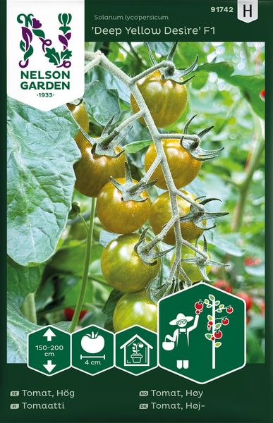 Hovedbilde Tomat, Deep Yellow Desire' F1