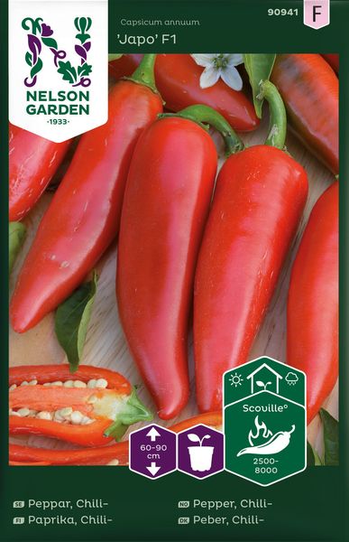 Hovedbilde Chilipepper, Japo F1